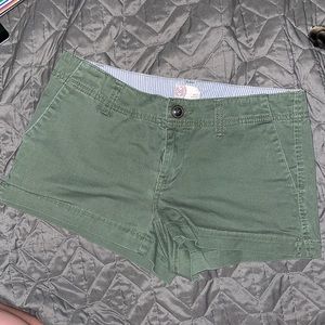 So Green khaki shorts